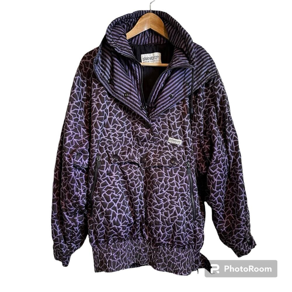 Steinebrom women's‎ ski jacket vintage size 10 purple gorpcore 90s Y2K